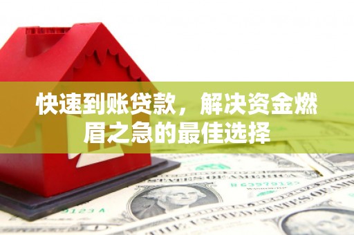 东丽快速到账贷款，解决资金燃眉之急的最佳选择