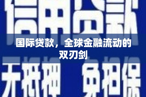 东丽国际贷款，全球金融流动的双刃剑