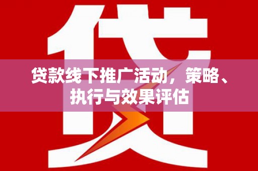东丽贷款线下推广活动，策略、执行与效果评估
