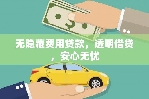 东丽无隐藏费用贷款，透明借贷，安心无忧