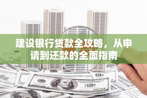 东丽建设银行贷款全攻略，从申请到还款的全面指南