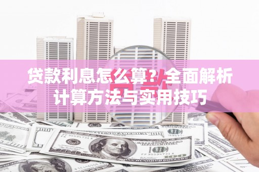 东丽贷款利息怎么算？全面解析计算方法与实用技巧