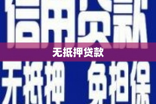 东丽无抵押贷款