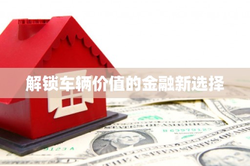 东丽解锁车辆价值的金融新选择