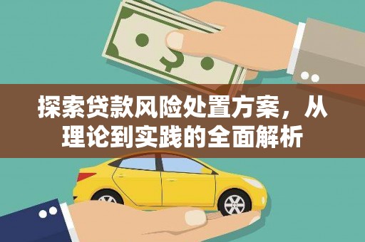 东丽探索贷款风险处置方案，从理论到实践的全面解析