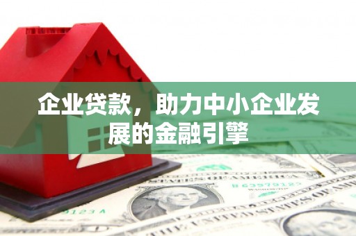 东丽企业贷款，助力中小企业发展的金融引擎