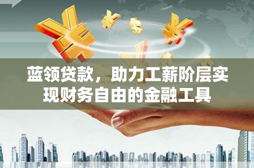东丽蓝领贷款，助力工薪阶层实现财务自由的金融工具