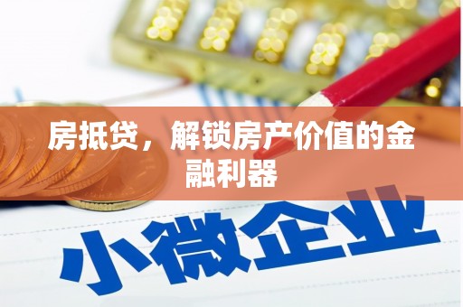 东丽房抵贷，解锁房产价值的金融利器