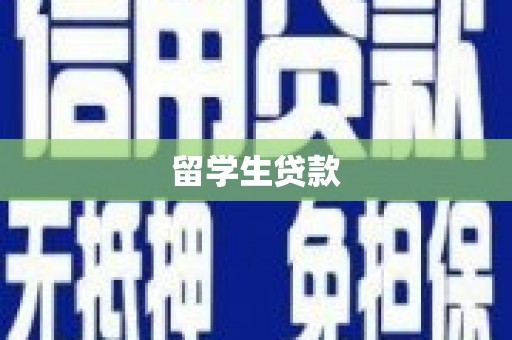 东丽留学生贷款