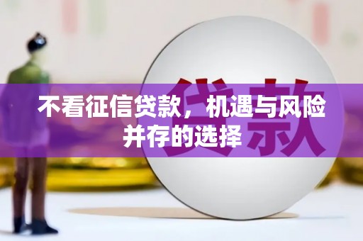 东丽不看征信贷款，机遇与风险并存的选择