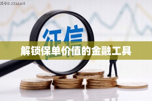 东丽解锁保单价值的金融工具