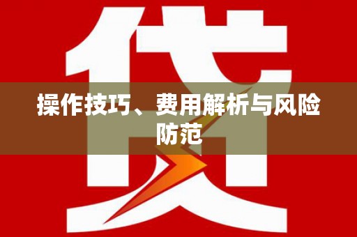 东丽操作技巧、费用解析与风险防范