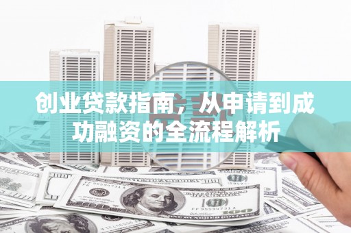 东丽创业贷款指南，从申请到成功融资的全流程解析