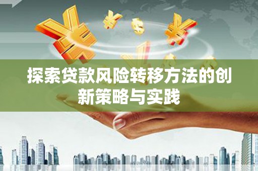 东丽探索贷款风险转移方法的创新策略与实践